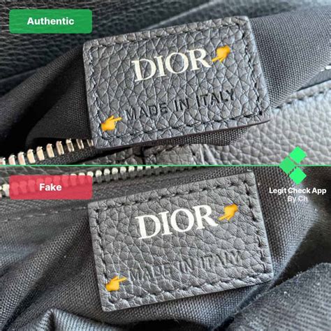 fake christian dior vs real|Dior Saddle: REAL or $300 Super FAK.